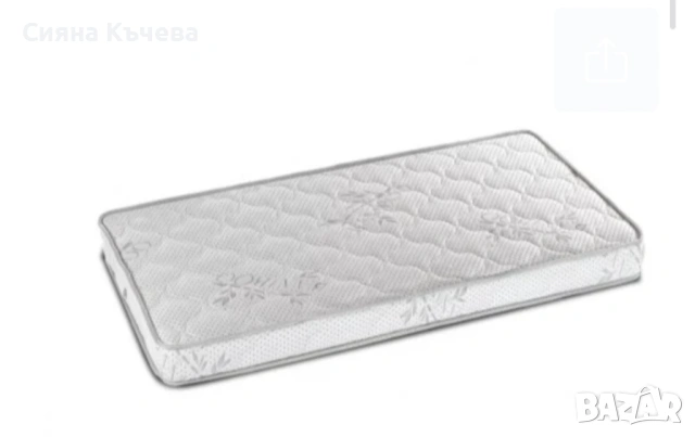 НОВО! Детска кошарата дъб вотан/бял + матрак, снимка 5 - Кошарки - 53644017