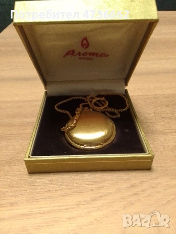 Швейцарски джобен часовник Aroma, снимка 3 - Антикварни и старинни предмети - 54059792