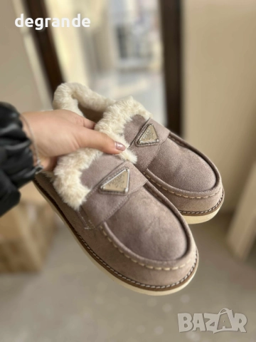 Дамски мокасини PRADA , снимка 6 - Пантофи - 51735393