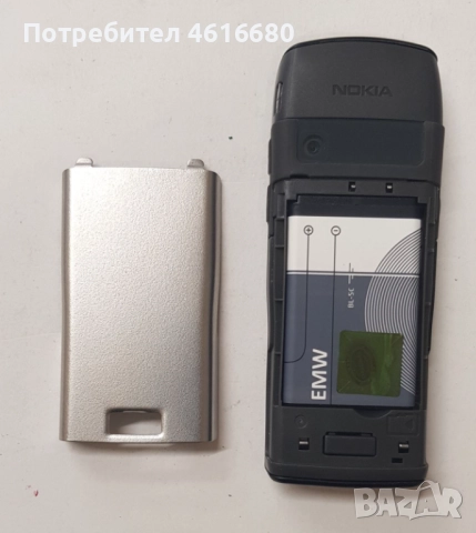 Nokia E50 - 50 лв. Сменен метален панел. Нова батерия, калъфче, без зарядно. Тестван с Виваком и А1., снимка 3 - Nokia - 52422742