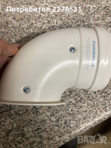 Коляно 90° Ø 60/100  за кондензни котли immergas имергаз, снимка 2 - Други инструменти - 51469982