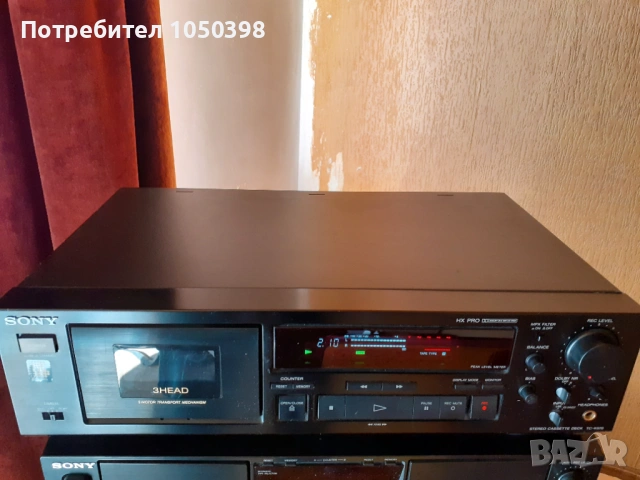 Перфектен дек SONY TC- K570- три глави и три мотора- Японски - като Нов, снимка 7 - Декове - 53782508