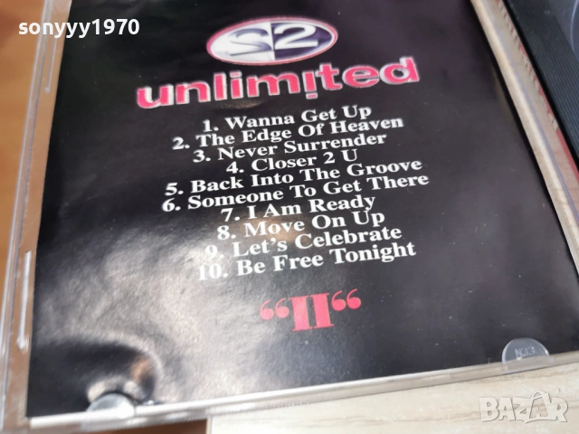 2 UNLIMITED ORIGINAL CD 2502261519, снимка 11 - CD дискове - 53619383