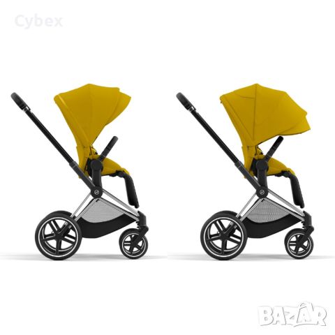 Cybex Priam 4 Mustard Yellow, снимка 3 - Детски колички - 45959831