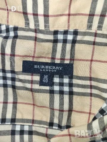 BURBERRY оригинална мъжка риза М-Л, снимка 4 - Ризи - 53566393