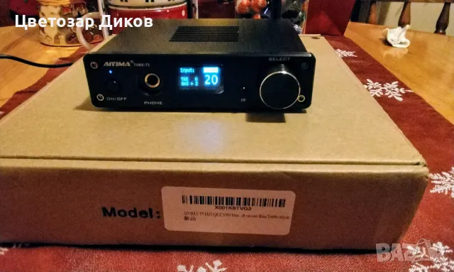 AIYIMA T5 HiFi QCC3003 bluetooth 5.0 Tube Preamplifier , снимка 2 - Аудиосистеми - 48430513