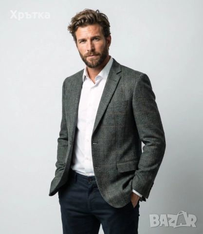 Tom Rusborg - Мъжко сако от 100% коприна размер 50 / M