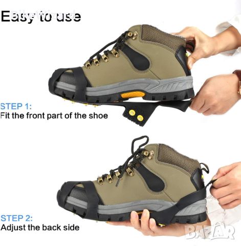 EONPOW Шипове за обувки 1 чифт размер М (36-41 номер) НОВИ, снимка 4 - Спортна екипировка - 45491264