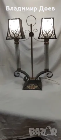 Стара руска лампа , снимка 3 - Настолни лампи - 50433295