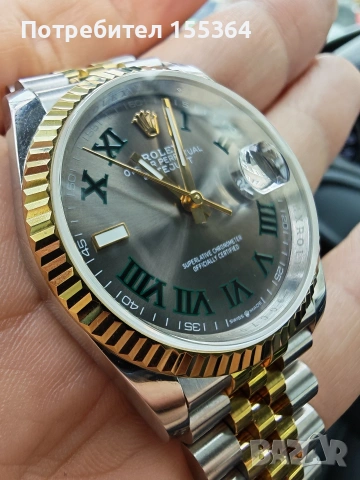 Rolex Wimbledon 36 , снимка 4 - Мъжки - 53605597