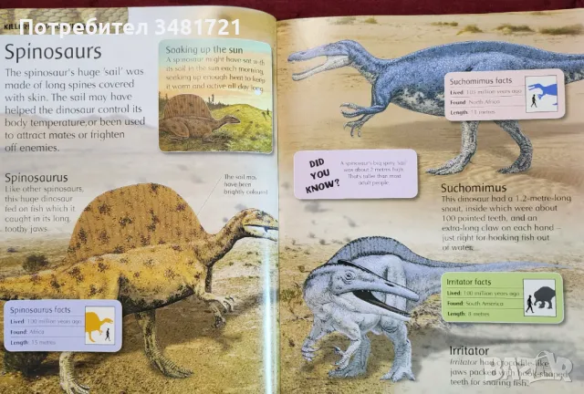 Енциклопедия на динозаврите / Dinosaurs, снимка 5 - Енциклопедии, справочници - 48771943