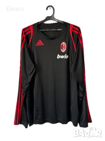 Мъжка блуза Adidas x AC Milan, Размер L, снимка 4 - Блузи - 45439202