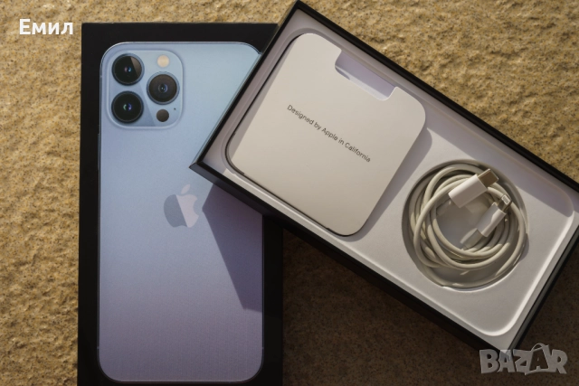 iPhone 13 Pro Max, Sierra Blue, 128GB, снимка 8 - Apple iPhone - 52836858