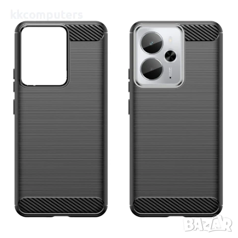 Realme 14 5G / 14T 5G Carbon Fiber Калъф и Протектор, снимка 3 - Калъфи, кейсове - 50653515