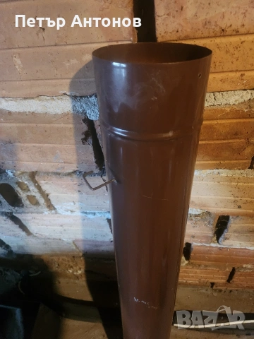 продавам тенекиена баджа със кюнец и клапа монтирана в кюнеца , снимка 5 - Други стоки за дома - 53935452