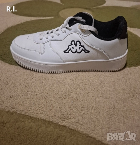 Дамски бели кецове Kappa, снимка 3 - Кецове - 51873569