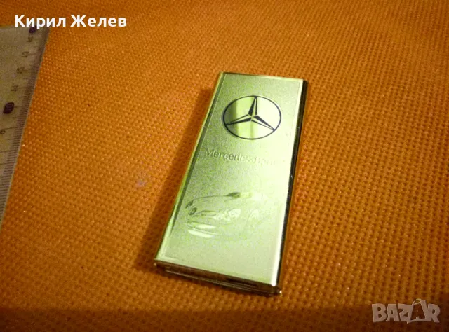 Mercedes-Benz МАРКОВА ПОЗЛАТЕНА МЕТАЛНА ЗАПАЛКА с USB ЗАРЕЖДАНЕ 47071, снимка 1 - Запалки - 47005731