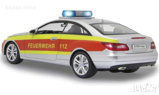 Радиоуправляема кола JAMARA Mercedes-Benz E 350 Coupe Firefighter, снимка 5 - Коли, камиони, мотори, писти - 45592667