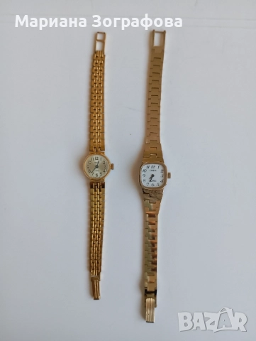 Стари будилници, Дамски - 2 бр., - J UWGHANS, - RUHLA, - "Чайка" 17 Рубина, позлатени, СССР 1960-70, снимка 13 - Антикварни и старинни предмети - 47394055