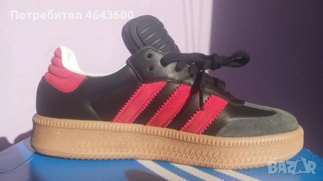 Дамски маратонки Аdidas Samba XLG Core Black Better Scarlet