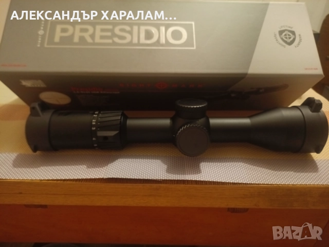 Продам оптика PRESIDIO 1.5-9 x45. Чисто нова отваряна само за снимките , снимка 7 - Ловно оръжие - 52714074