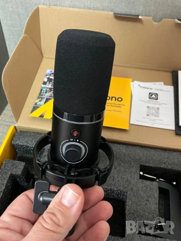 Микрофон Maono PD200X с програмируеми RGB светлини, За игри, подкаст, стрийминг, XLR/USB, снимка 5 - Микрофони - 53962982