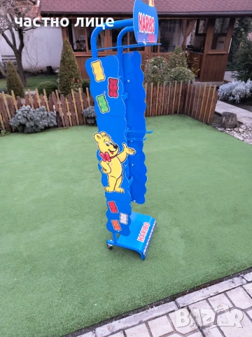 стилаж-етажерка -щендер метален за 15 евро в Бургас, снимка 3 - Стелажи и щандове - 53830820