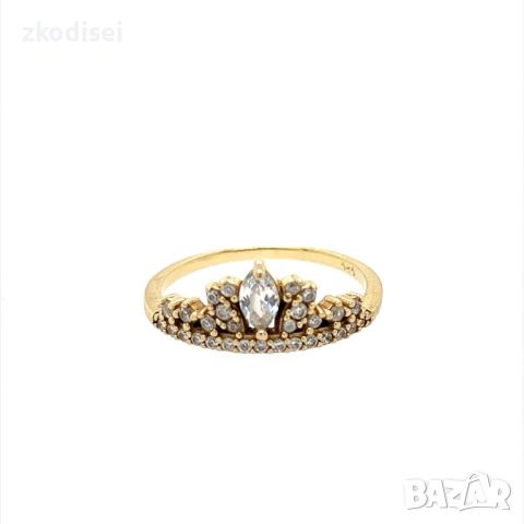 Златен дамски пръстен 1,80гр. размер:52 14кр. проба:585 модел:24751-1, снимка 1 - Пръстени - 46289173