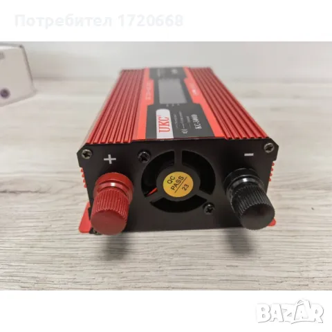 Инвертор с дисплей 12 -220V 500W, снимка 4 - Друга електроника - 46908957