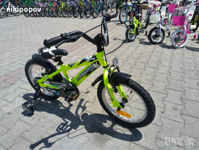 PASSATI Велосипед 16" SAMURAI жълт, снимка 4 - Велосипеди - 53558802