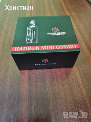 Мод Steam Crave Hadron Mini Combo, електронно наргиле, снимка 5 - Друга електроника - 45193918