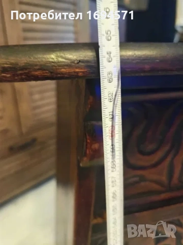 Антично дървено шкафче, снимка 5 - Шкафове - 53856160