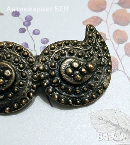 " Пафти - Брошка " 💯 , снимка 5 - Антикварни и старинни предмети - 52795091