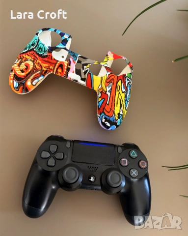 PS4 Dualshock 4 Оригинален контролер/джойстик + силиконово протекторче, снимка 3 - Аксесоари - 53868612