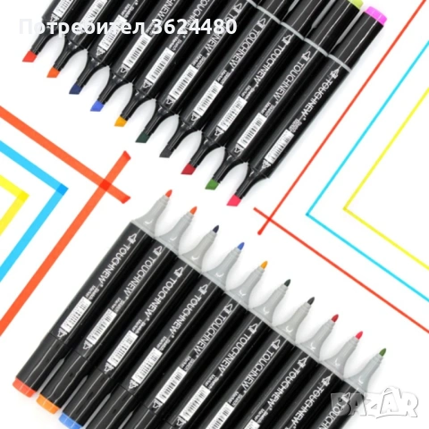 Алкохолни маркери за рисуване върху пластмаса и метал 4781, снимка 7 - Рисуване и оцветяване - 53358722