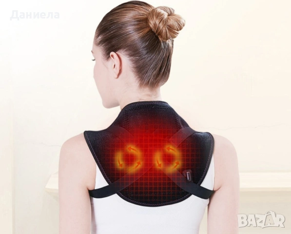 Нагревателна подложка за гръб с презрамки за носене през деня, снимка 3 - Други - 53969516