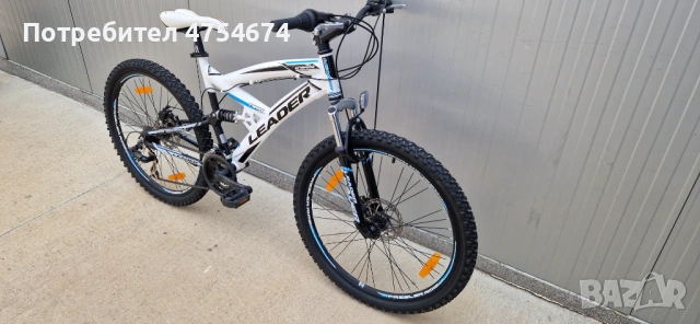 Алуминиев велосипед LEADER колело 26", снимка 8 - Велосипеди - 53746092