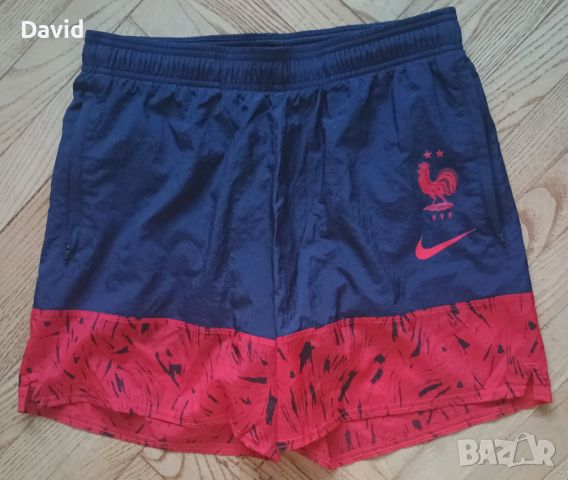 Оригинални Nike FFF France Football тъкани шорти, снимка 1 - Футбол - 46389491