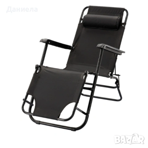 Сгъваем шезлонг с възглавница - стилен и функционален, снимка 11 - Градински мебели, декорация  - 53833202