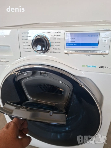 Пералня Samsung Eco Bubble 12 кг.WW12K8412OW/LE AddWash, 1400 об/мин, 12 кг, Inverter, Клас A+++, , снимка 18 - Перални - 53748282