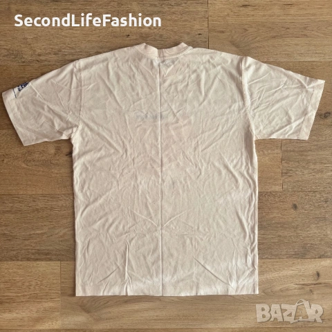 Винтидж тениска Датска с надпис Еврофестивал Рига 2001 мъжка размер L памук, снимка 8 - Тениски - 53683554