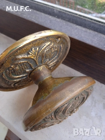 Бронзова дръжка за врата 19век., снимка 7 - Антикварни и старинни предмети - 54245130