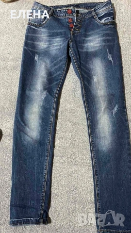 дамски дънки Филип Плейн , снимка 4 - Дънки - 53935164