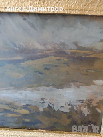 Ангел Ботев маслена картина , снимка 5 - Картини - 51042811