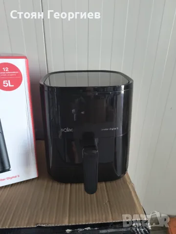 Чисто нов AIRFRYER SOLAC 5l 1450w, снимка 2 - Фритюрници - 46903245