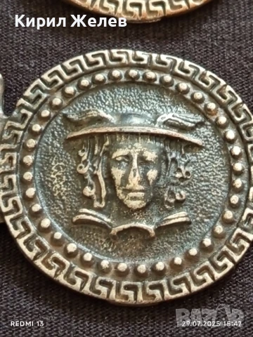 ТРИ БРОЯ КАТАРАМА ЗА КОЛАН ИЗОБРАЗЯВАЩИ МЕДУЗА ГОРГОНА МНОГО КРАСИВИ 29226, снимка 3 - Колани - 51180432