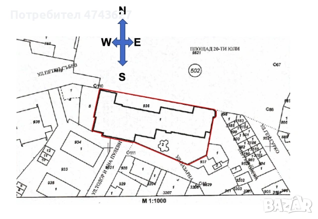 Продавам Продавам 1.055/100 ид. части от действащ хотелски комплекс в 1A център на гр. Карлово, снимка 6 - Хотели - 53562882