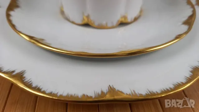 Чаша и чинийки - Rosenthal Monbijou Rambouillet Classic Rose, снимка 3 - Чаши - 49680239