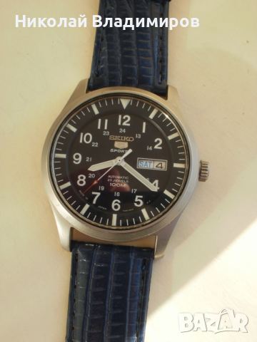 Seiko sport Сейко мъжки оригинален атоматичен military часовник