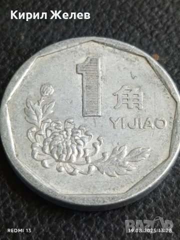 Четири монети от цял свят КИТАЙ, КОЛУМБИЯ, РУСИЯ, МОЛДОВА за КОЛЕКЦИЯ 35919, снимка 8 - Нумизматика и бонистика - 51416297